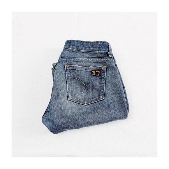 Joe's Jeans Denim Bootcut Dark Wash Distressed SZ27 - Picture 1 of 10